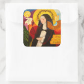 St. Catherine of Siena 2007 Vierkante Sticker (Tas)
