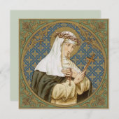 St. Catherine of Siena (BK 19) Blank Wenskaart (Voorkant / Achterkant)
