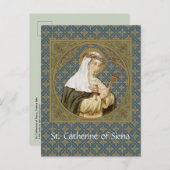 St. Catherine of Siena (BK 19) Briefkaart (Voorkant / Achterkant)