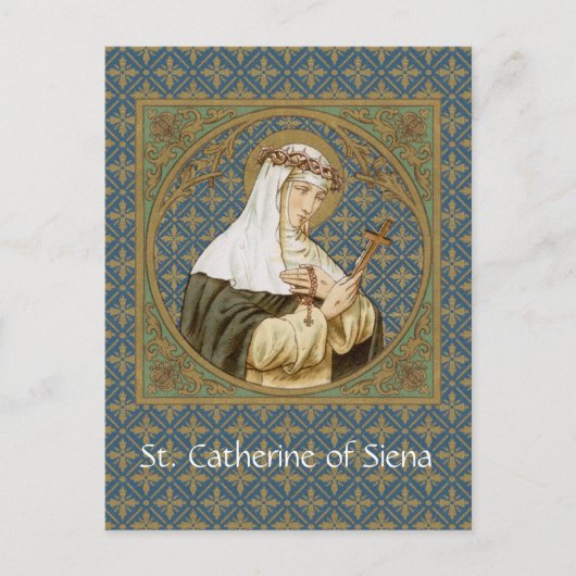 St. Catherine of Siena (BK 19) Briefkaart (Voorkant)