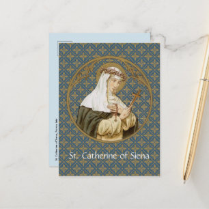 St. Catherine of Siena (BK 19) Briefkaart