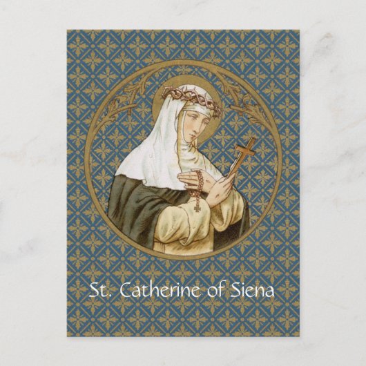 St. Catherine of Siena (BK 19) Briefkaart (Voorkant)