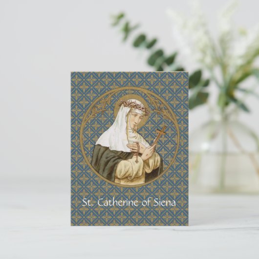 St. Catherine of Siena (BK 19) Briefkaart (Staand voorkant)