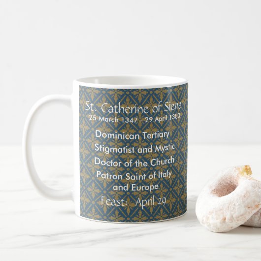 St. Catherine of Siena (BK 19) Coffee Mok 1.1b (Met donut)