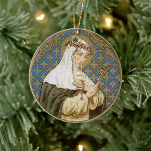St. Catherine of Siena (BK 19) Keramisch Ornament