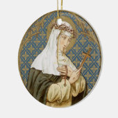 St. Catherine of Siena (BK 19) Keramisch Ornament (Links)