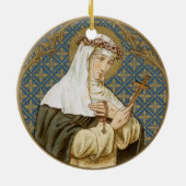 St. Catherine of Siena (BK 19) Keramisch Ornament (Achterkant)