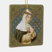 St. Catherine of Siena (BK 19) Keramisch Ornament (Rechts)