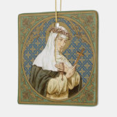 St. Catherine of Siena (BK 19) Keramisch Ornament (Links)