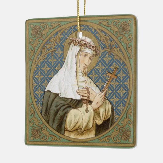 St. Catherine of Siena (BK 19) Keramisch Ornament (Links)