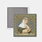 St. Catherine of Siena (BK 19) Magneet (Voorkant / Achterkant)