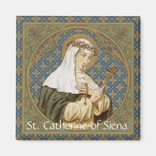St. Catherine of Siena (BK 19) Magneet (Voorkant)