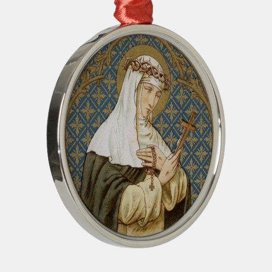 St. Catherine of Siena (BK 19) Metalen Ornament (Rechts)