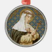 St. Catherine of Siena (BK 19) Metalen Ornament (Voorkant)