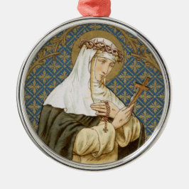 St. Catherine of Siena (BK 19) Metalen Ornament