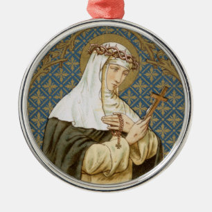 St. Catherine of Siena (BK 19) Metalen Ornament