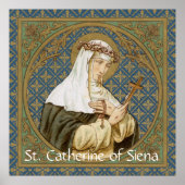 St. Catherine of Siena (BK 19) Poster (Voorkant)