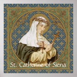 St. Catherine of Siena (BK 19) Poster