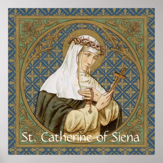 St. Catherine of Siena (BK 19) Poster (Voorkant)
