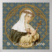 St. Catherine of Siena (BK 19) Poster (Voorkant)