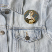 St. Catherine of Siena (BK 19) Ronde Button 5,7 Cm (In situ)