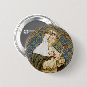 St. Catherine of Siena (BK 19) Ronde Button 5,7 Cm