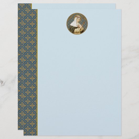 St. Catherine of Siena (BK 19) (Stijl 1, blad B) (Voorkant / Achterkant)