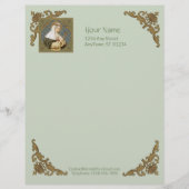 St. Catherine of Siena (BK 19) (stijl 2, blad A) Briefhoofd (Voorkant)