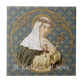 St. Catherine of Siena (BK 19) Tile 1 Tegeltje