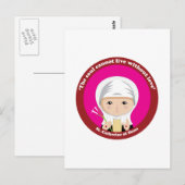 St. Catherine of Siena Briefkaart (Voorkant / Achterkant)