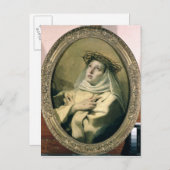St. Catherine of Siena, c.1746 Briefkaart (Voorkant / Achterkant)