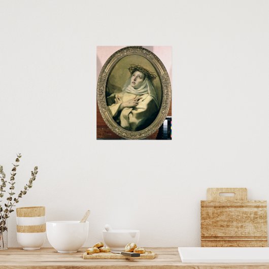 St. Catherine of Siena, c.1746 Poster (Keuken)