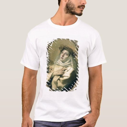 St. Catherine of Siena, c.1746 T-shirt (Voorkant)