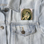 St. Catherine of Siena, c.1746 Vierkante Button 5,1 Cm (In situ)