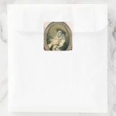 St. Catherine of Siena, c.1746 Vierkante Sticker (Tas)