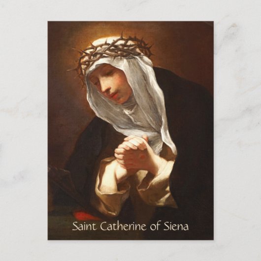 St. Catherine of Siena (Franceschini) Vertical Briefkaart (Voorkant)