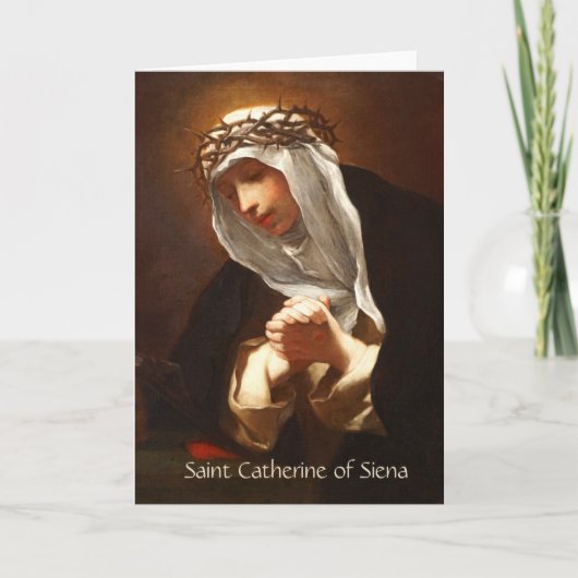 St. Catherine of Siena (Franceschini) Vertical Kaart (Voorkant)