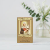 St. Catherine of Siena Heilige Kaart Visitekaartje (Staand voorkant)