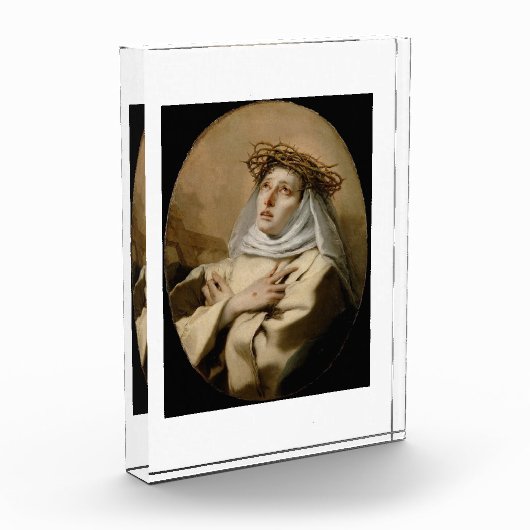 St. Catherine of Siena Hl. Katharina Siena Tiepolo Fotoblokken (Links)