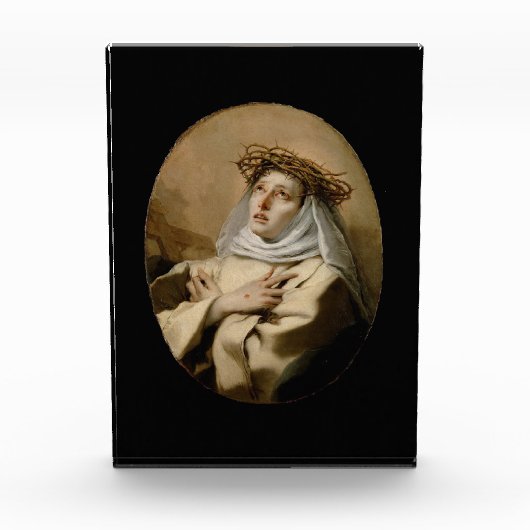 St. Catherine of Siena Hl. Katharina Siena Tiepolo Fotoblokken (Voorkant)