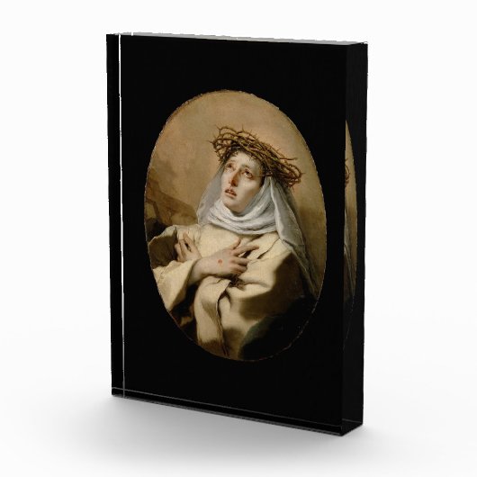 St. Catherine of Siena Hl. Katharina Siena Tiepolo Fotoblokken (Rechts)