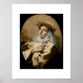 St. Catherine of Siena Hl. Katharina Siena Tiepolo Poster