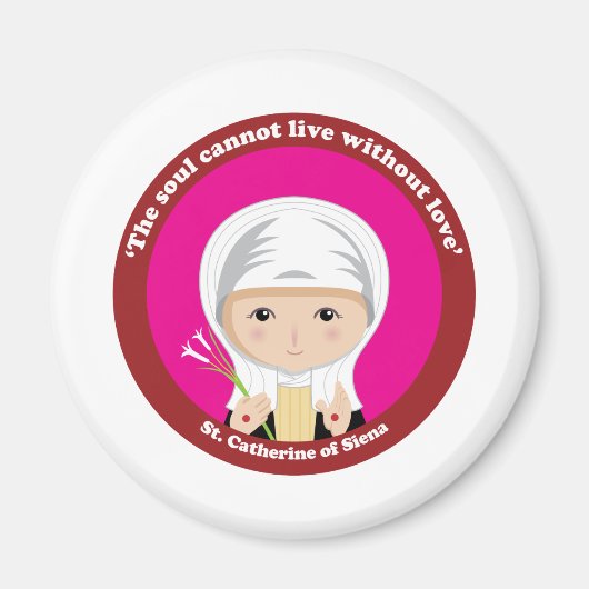 St. Catherine of Siena Magneet (Voorkant)