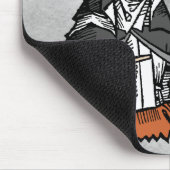 St. Catherine of Siena met Crucifix-Topped Heart Muismat (Hoek)