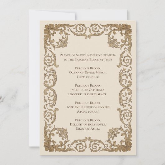 St. Catherine of Siena Religious Nun (Achterkant)