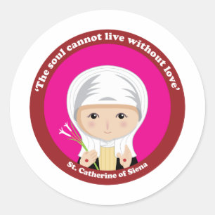 St. Catherine of Siena Ronde Sticker