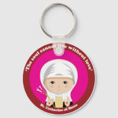 St. Catherine of Siena Sleutelhanger (Voorkant)