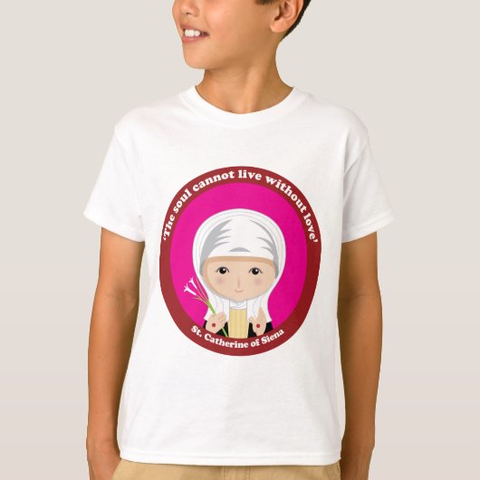 St. Catherine of Siena T-shirt (Voorkant)