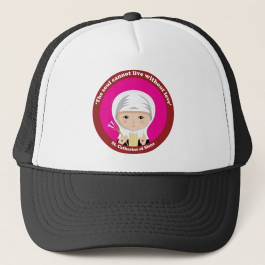 St. Catherine of Siena Trucker Pet (Voorkant)