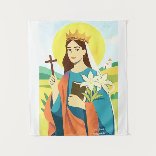 St. Catherine of Siena  Wandkleed (Voorkant)